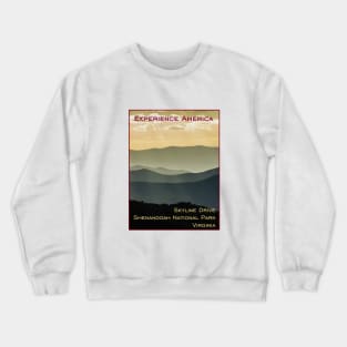 Skyline Drive, Shenandoah National Park Crewneck Sweatshirt